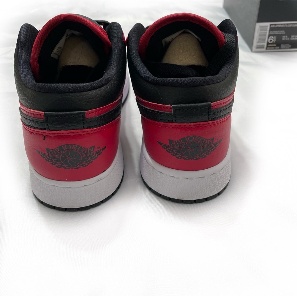 AIR JORDAN 1 LOW GYM RED / BLACK - Picture 9 of 14